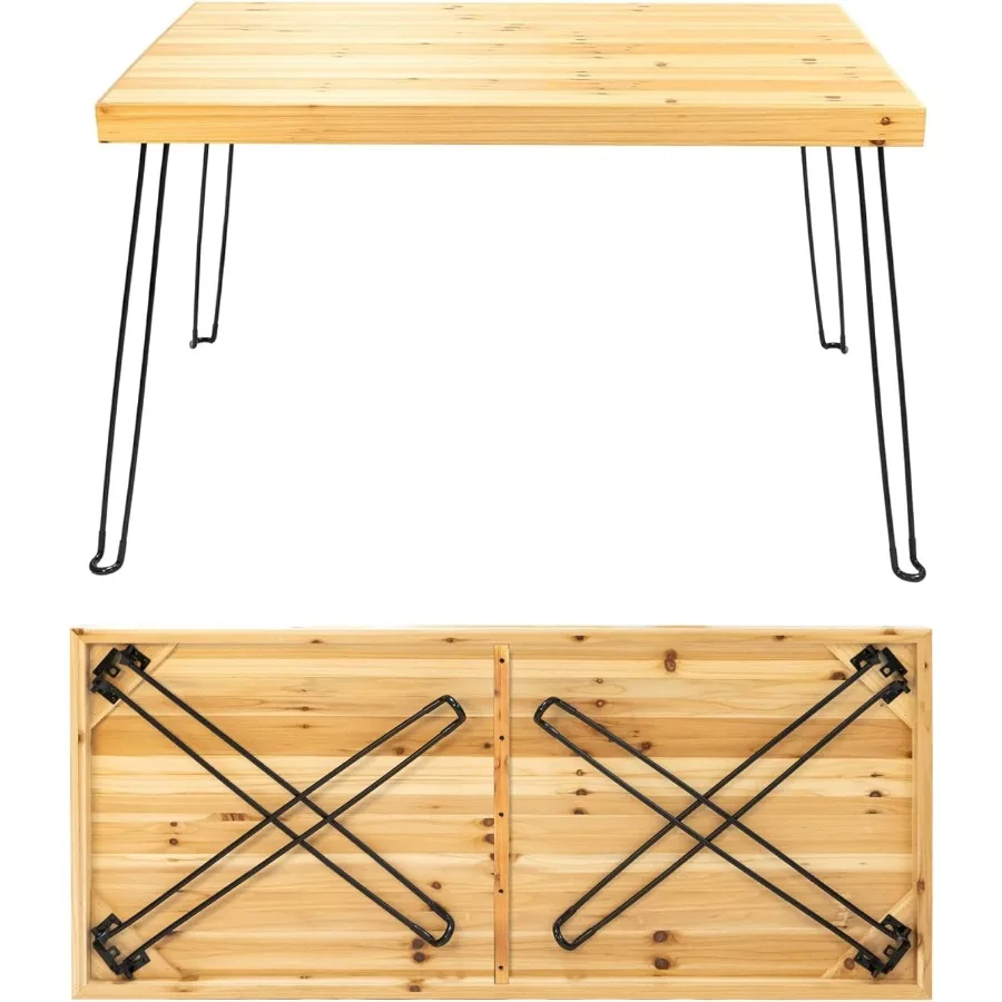 

Деревянный складной стол, небольшой складной столик, портативный со складными ножками-шпильками, деревянные складные столы для небольших помещений, экономия места