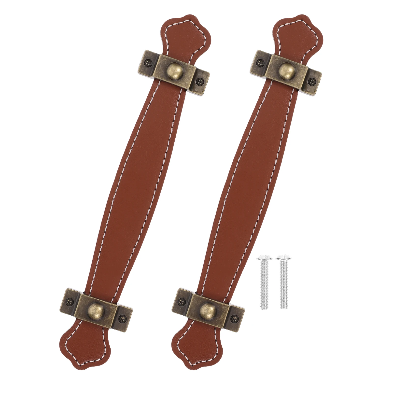 

Premium Pull Handles 2 Pack No Hole Installation Cabinet Knobs for Drawers Furniture Door Window Hardware Accessory