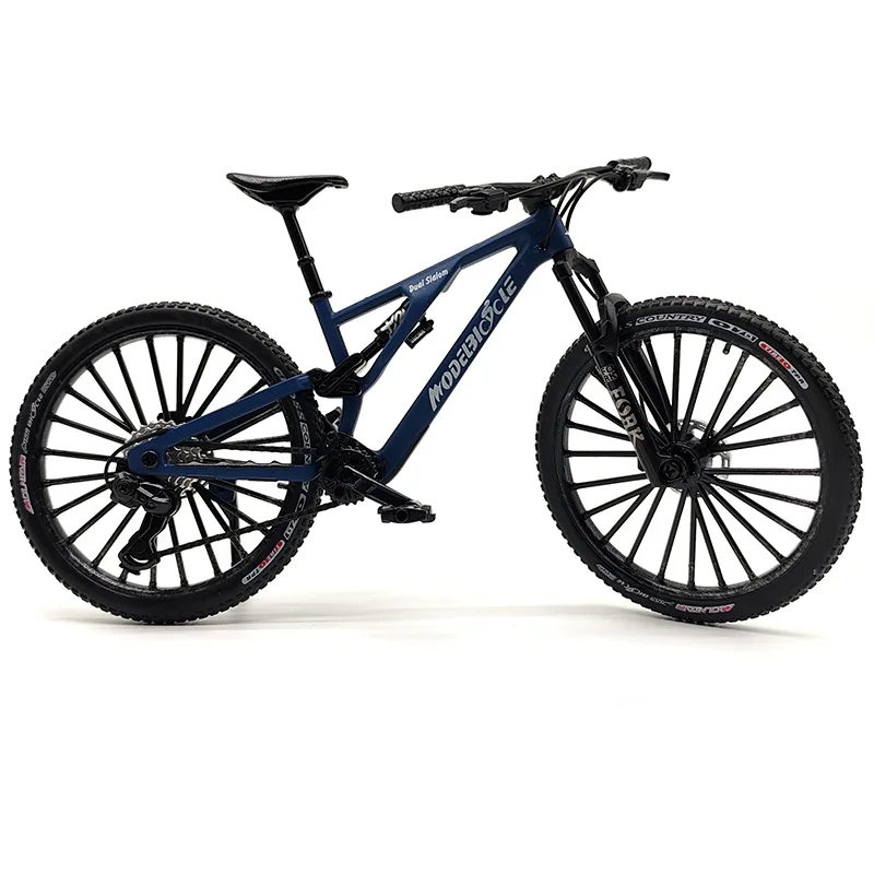 New 1:8 Model Mini Alloy Bicycle Diecast Metal Toy Bikes Mountain Finger Bicycle Model Simulation Collection Gifts Toys Boys