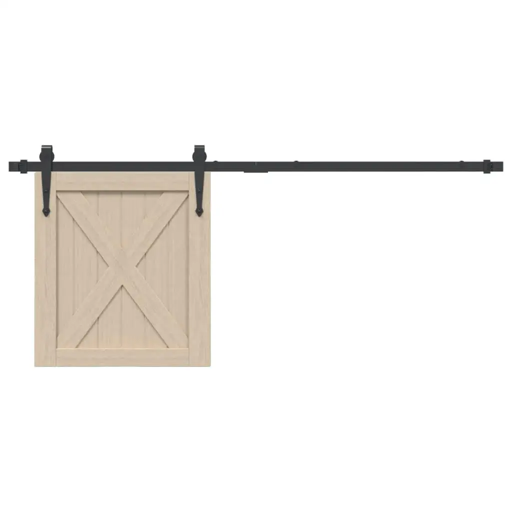 for Mini Sliding Cabinet Door Kit Black 122 cm Carbon Steel