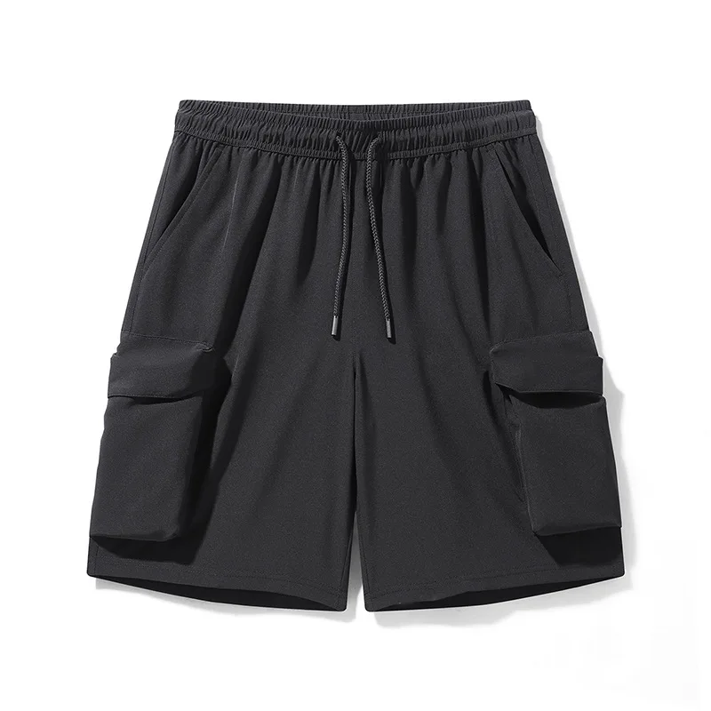 

Повседневные брюки для бега и фитнеса с пятью точками, мужские баскетбольные тренировочные быстросохнущие дышащие тренировочные шорты с карманами