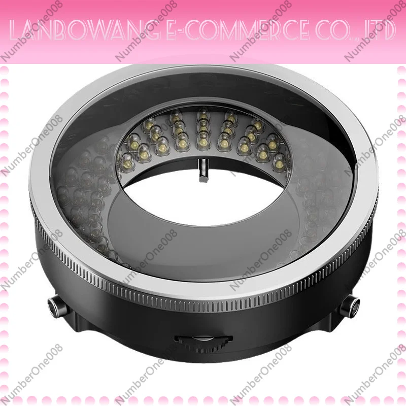 For il37 Microscope Polarized Ring LED Light 96 LEDs Anti Glare Dimmable Industrial Inspection Repair Illuminator