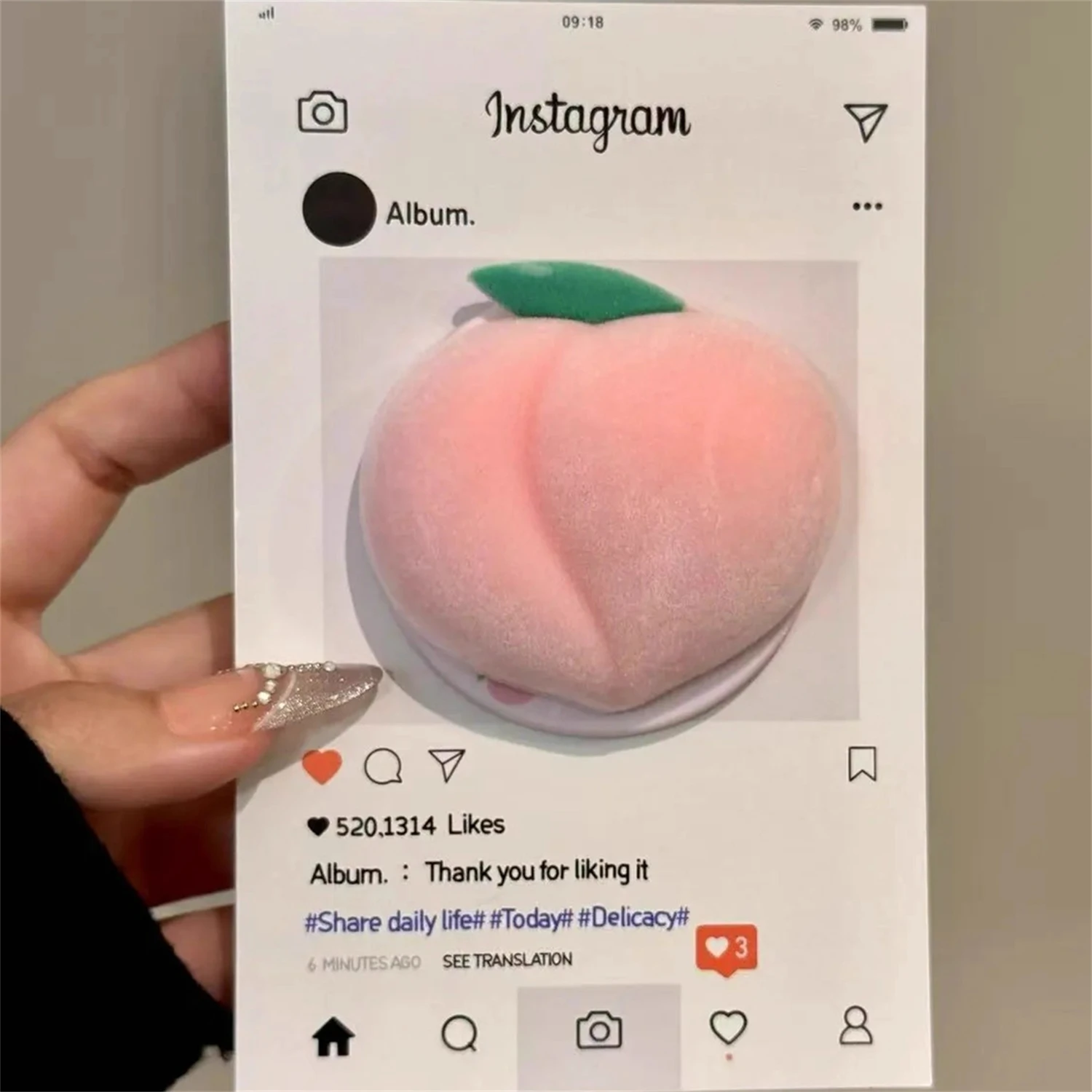 

Корейская милая магнитная подставка для Magsafe Grip Tok Griptok, кронштейн, держатель для телефона, поддержка IPhone, Samsung, Pad Smart Tok