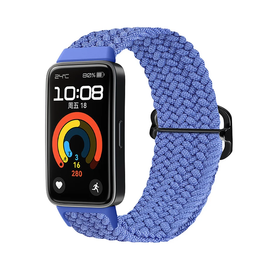 Nylon Gevlochten Band Voor Huawei Band 8 9 10 Sport Vervanging Armband Riem Voor Huawei Band 8 9 10 Polsband Correa accessoires