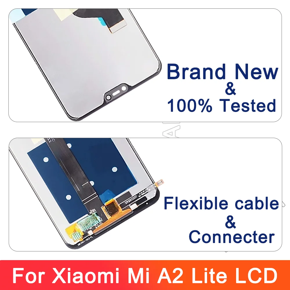 For Xiaomi Mi A2 Lite LCD Display Touch Screen Digitizer Replacement For Redmi 6pro LCD M1805D1SG Display