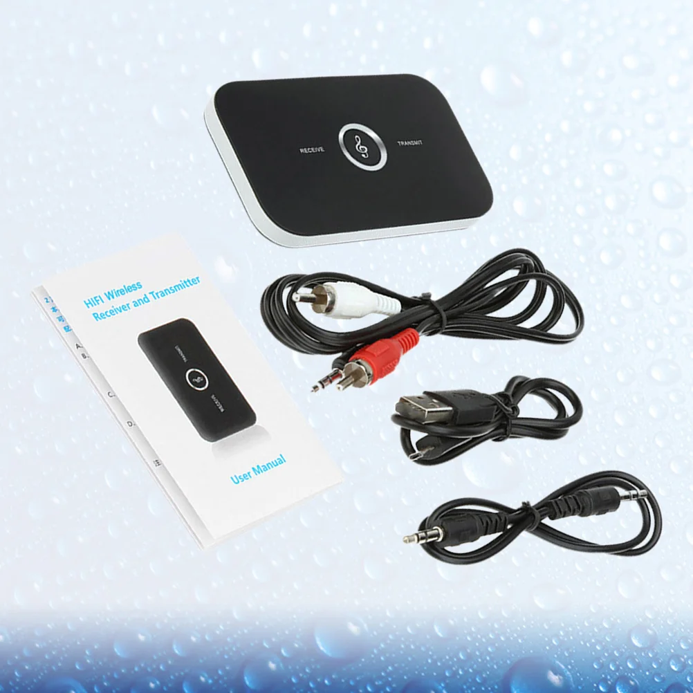 1 set Transmitter Receiver Dual Mode Wireless Audio Adapter For Home Office Dorm Use Portable Stereo Streaming Device