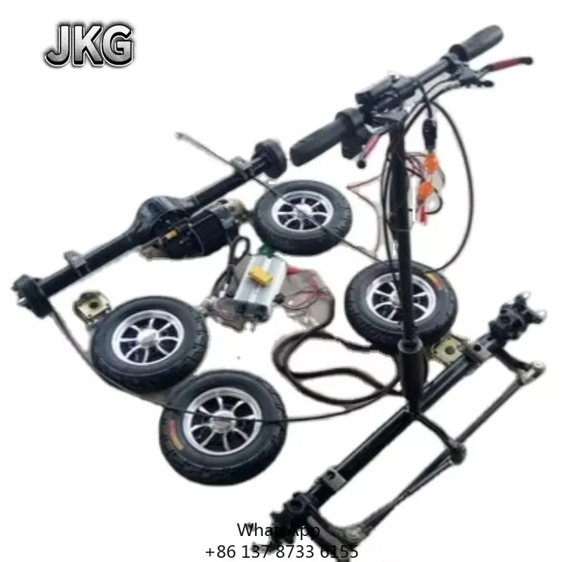 

Stair Climbing Easy Carry 6 Wheel Folding Shopping Hand Cart Trolley Front Rear Motor Axles