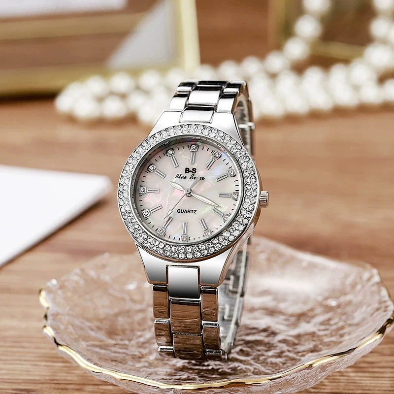 New Fashion Luxury Woman Business Watch Women Wristwatches Ladies High Quality Stainless Steel Quartz Watches Reloj Mujer Gifts