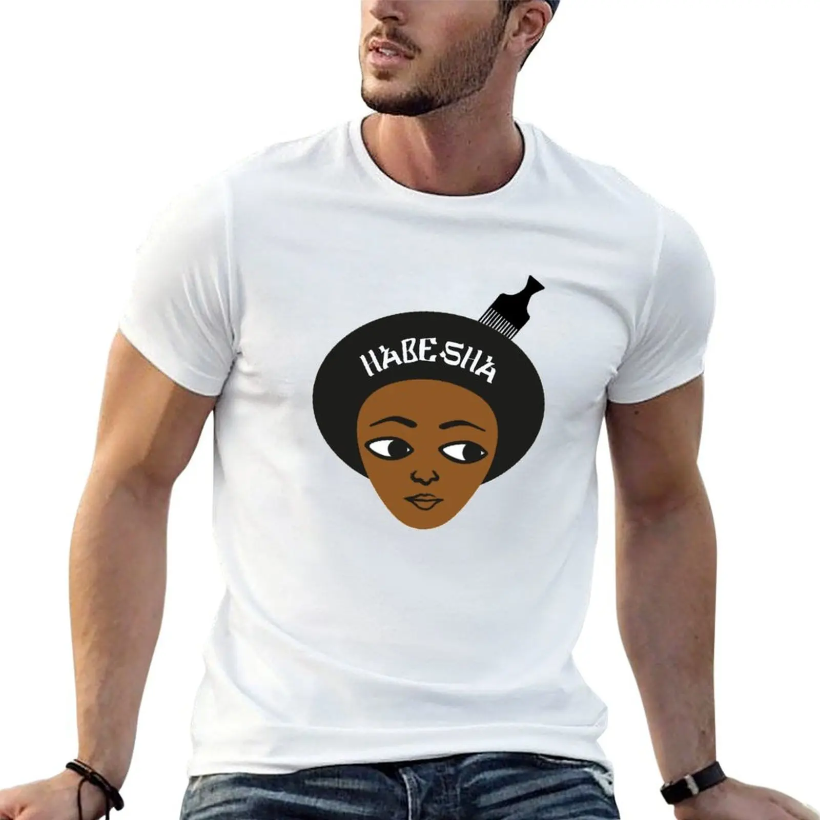 Habesha T-Shirt Personalized t-shirt vintage anime shirt tee shirts for men