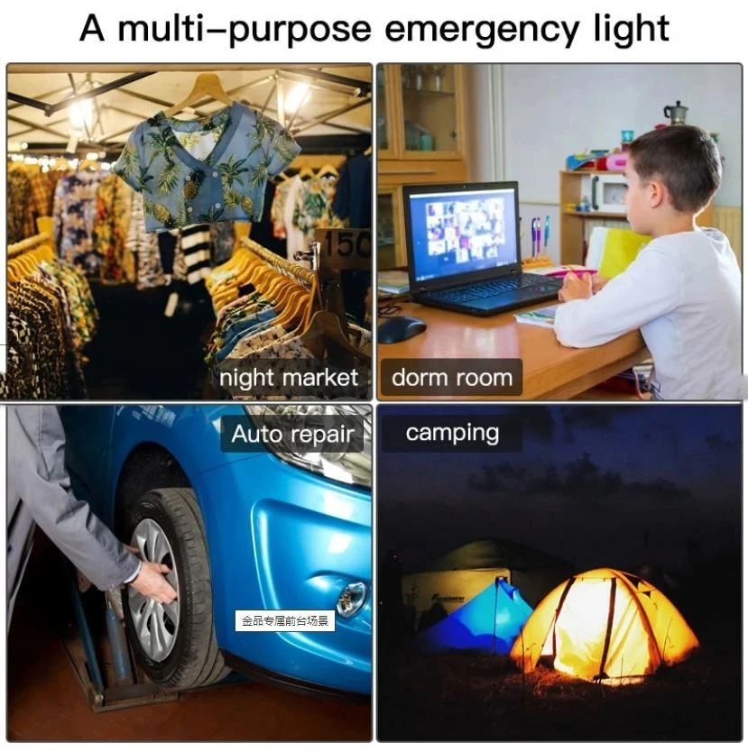 Led Night Light Portable Usb Rechargeable Nightlight 30/50/80W Emergency Outdoor Lighting Camping Lamp 17/32/52cm Tube