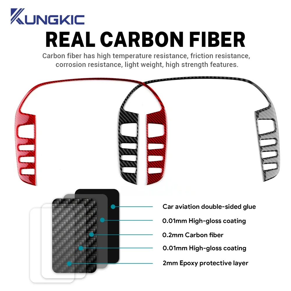 

Real Soft Carbon Fiber Sticker LHD RHD Central Control Button For Fiat Bravo 2006-2011 2012 2013 2014 2015 2015 2016 2017 2018