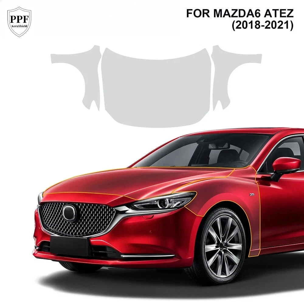 

For Mazda 6 Atenza 2018-2021 TPU Car Paint Protection Film Clear Matte Cover Pre-cut PPF Anti-Scratch Resistant Repairable Bra