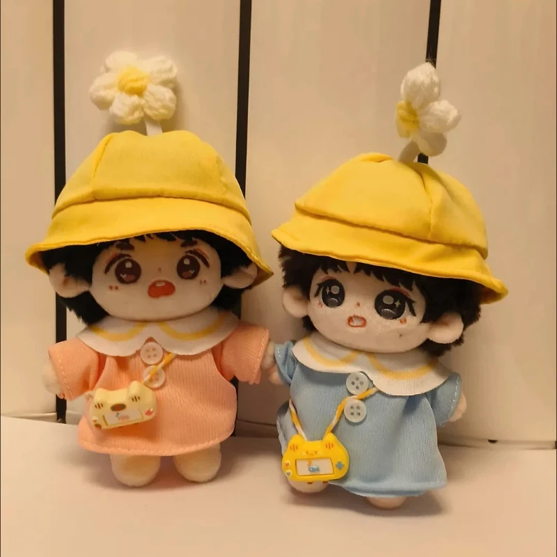 Only Clothes For 10cm Cotton Doll Fans Game Peripherals Accessory Garden Kindergarten Style Plush Doll Clothes Cute Baby Outfit