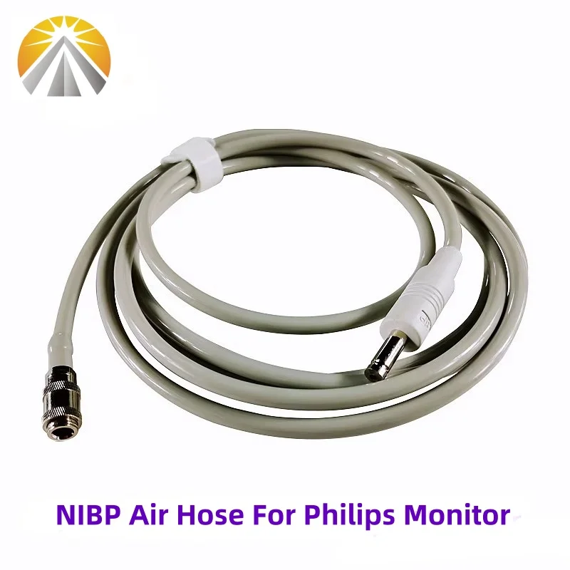

Многоразовый шланг NIBP, одиночная трубка для измерения артериального давления, манжета, соединительная трубка для монитора пациента Philips M1598B M1599B