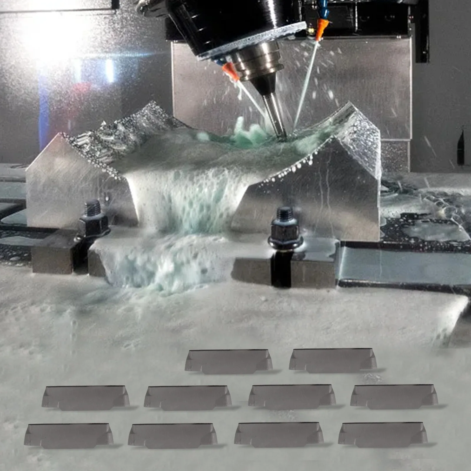 

CNC Tooling Solutions Pack of Ten MRMN300M Carbide Turning Inserts Perfectly Suited to Meet Diverse Machining Challenges