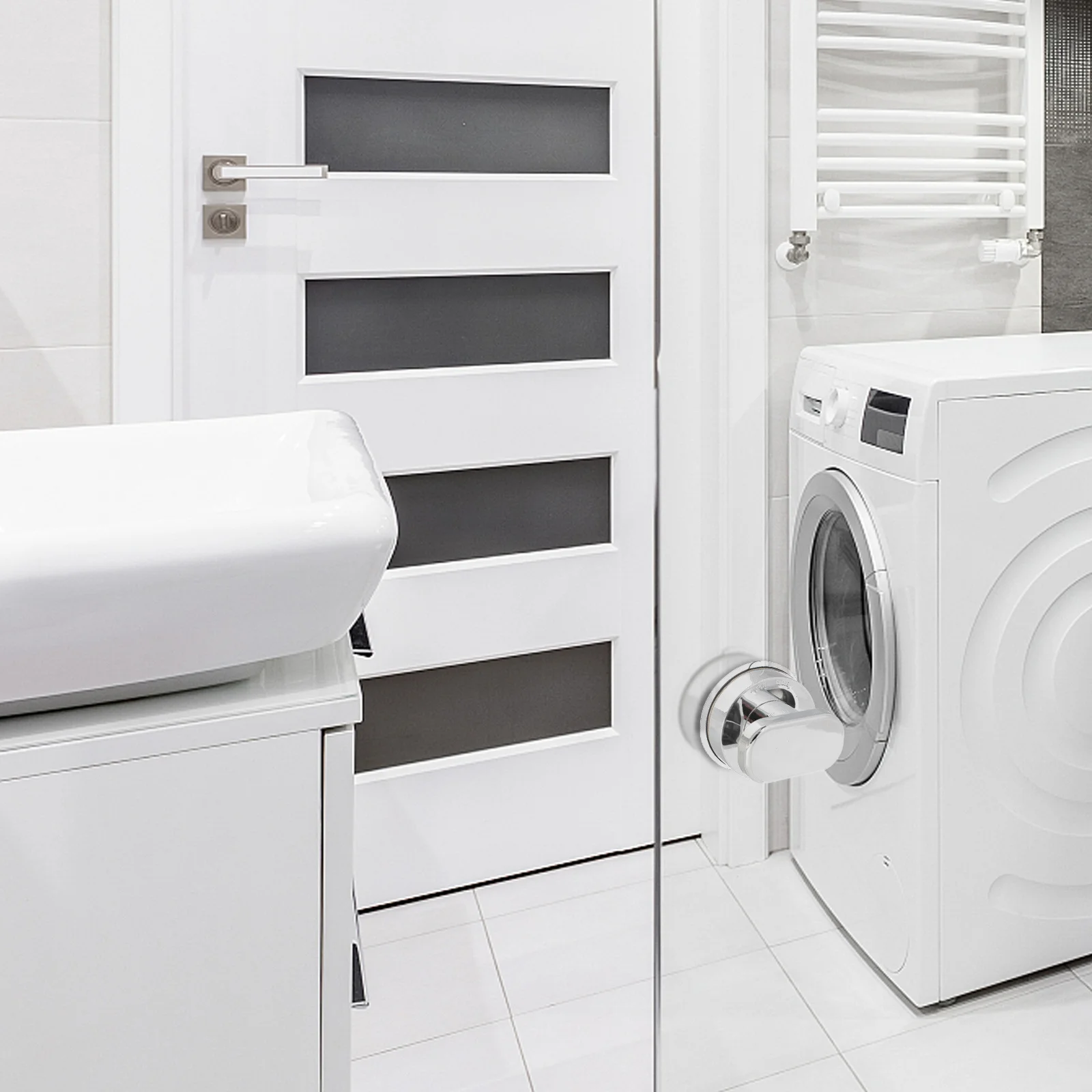 

Suction Cup Handrail Bathroom High-Quality Abs Pc Stainless Steel Strong Load-Bearing For Elderly Non-Slip Grip No