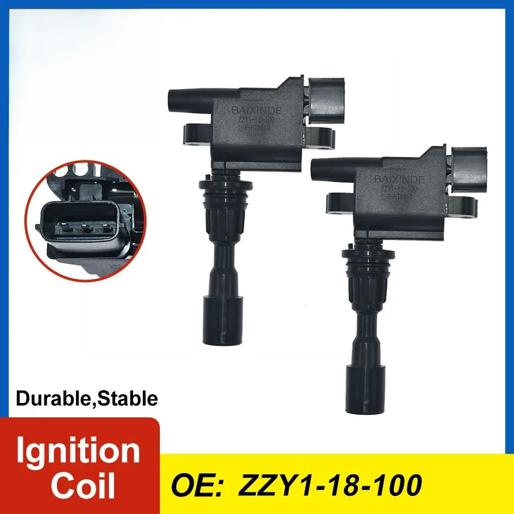 

Катушка зажигания ZZY1-18-100 ZZY118100 1/2 шт. для Mazda Miata 2001-2005, Mazda 323 F S VI, Protege 1.6L 1.8L, автомобильные аксессуары