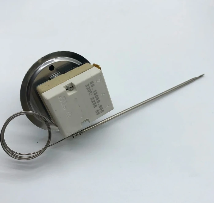 

Запасные части для духовки и фритюрницы 55.13069.500, однофазный термостат с регулируемым переключателем температуры 50-320 градусов для замены EGO