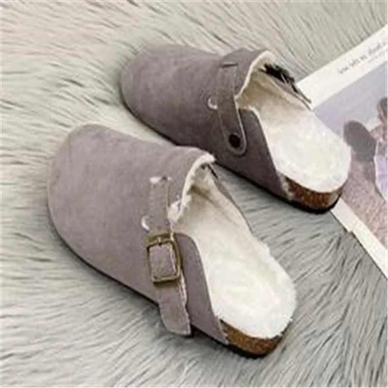 New Boston zoccoli pantofole per donna uomo sandali con piedini in sughero ciabatte in pelle scamosciata femminili con supporto per arco scarpe da