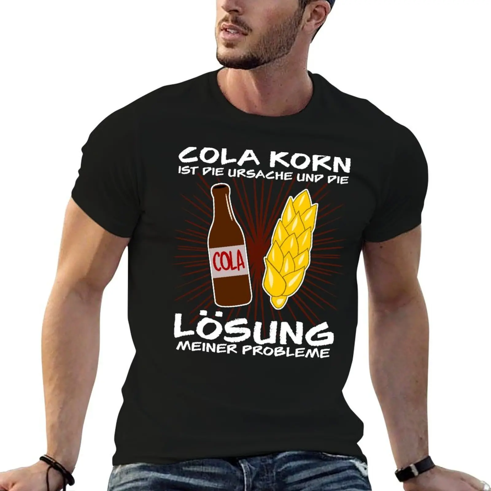 

Cola Korn T-Shirt man t shirt luxury t shirt custom print t shirts for man cotton soft T-shirt