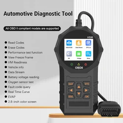 Fault Code Clear Digital Display Car Diagnostic Tools OBD 2 Scanner Engine Battery Tester Universal 16 Pin V320 OBD2 Code Reader