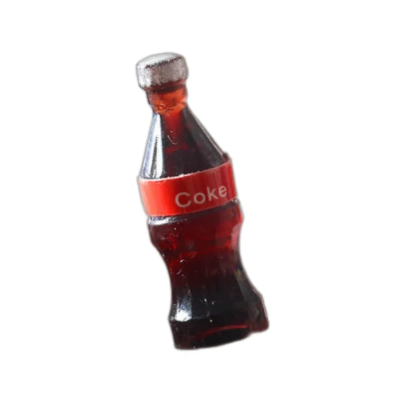 Plateau panier Cola Miniature pour maison de poupée, Kits de modèles, Mini bouteilles de Coke, boissons, cuisine, scène de jeu alimentaire, accessoire de décoration, 13 pièces/ensemble