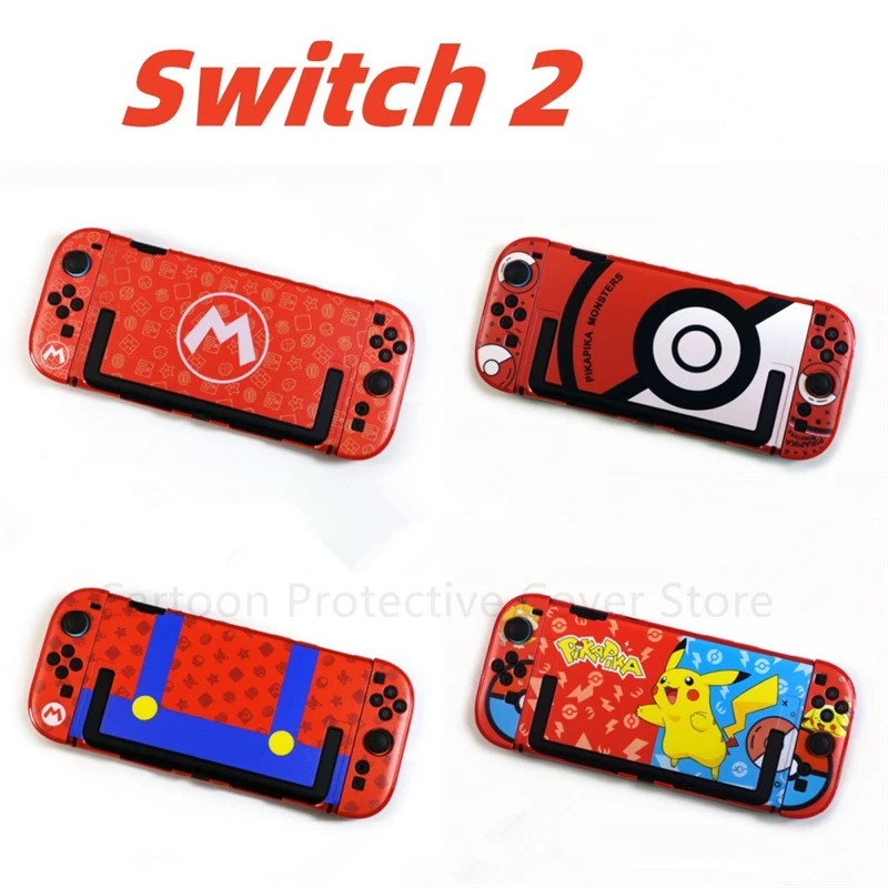 

Защитный чехол для Switch 2 (2025), милый защитный чехол из твердого ТПУ Picacho, защита от царапин, амортизация для Nintendo Switch 2