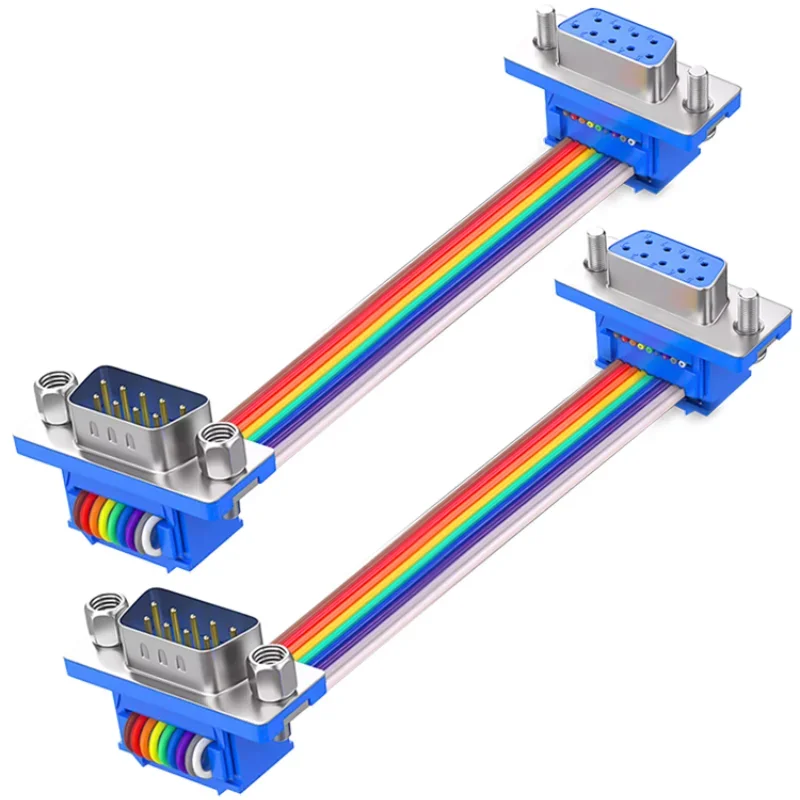 1Pcs D-SUB DB9 DB15 DB25 DB37 DIDC 9 15 25 37Pin Male Female Cable D-SUD serial port connector adapter RS232 COM Extension Cable