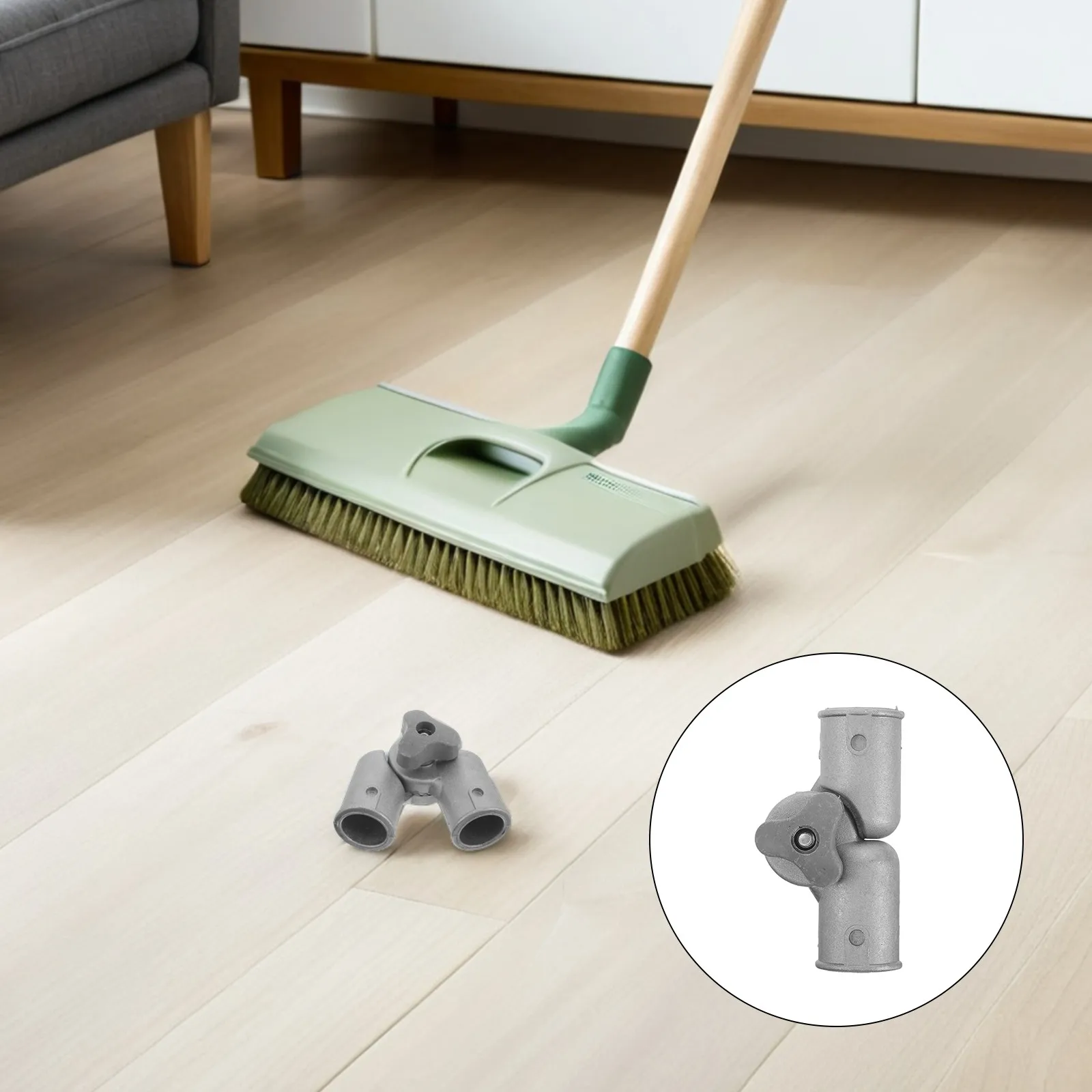 

Swivel Mop Head Connector Rotation Joint for Universal Fit Replacement Part No Tools Needed Fast Installation