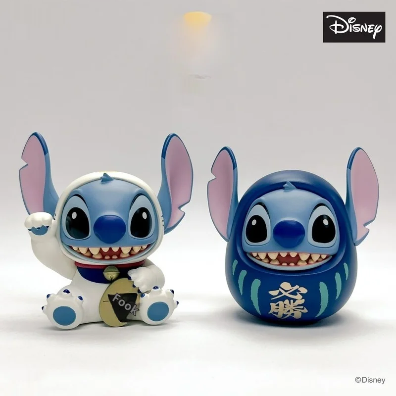 Disney Anime Figuren Stitch Lucky Blind Box Desktop Decoratief Beeldje Een heerlijke en veelbelovende beeldje Blind Box Speelgoed Cadeau