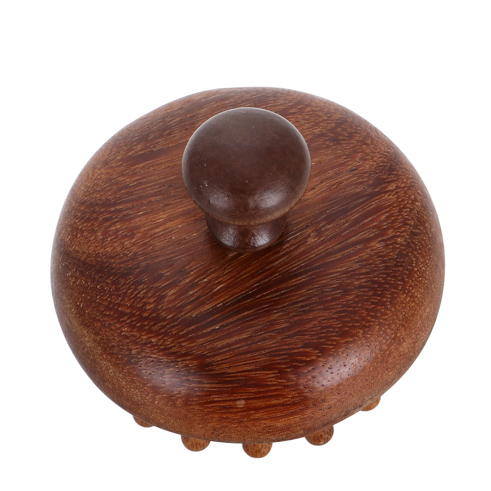 

Расческа-массажер для кожи головы из натурального сандалового дерева с круглым кончиком Гуа Ша, деревянная щетка для волос с широкими зубьями для облегчения перхоти, путешествий, дома