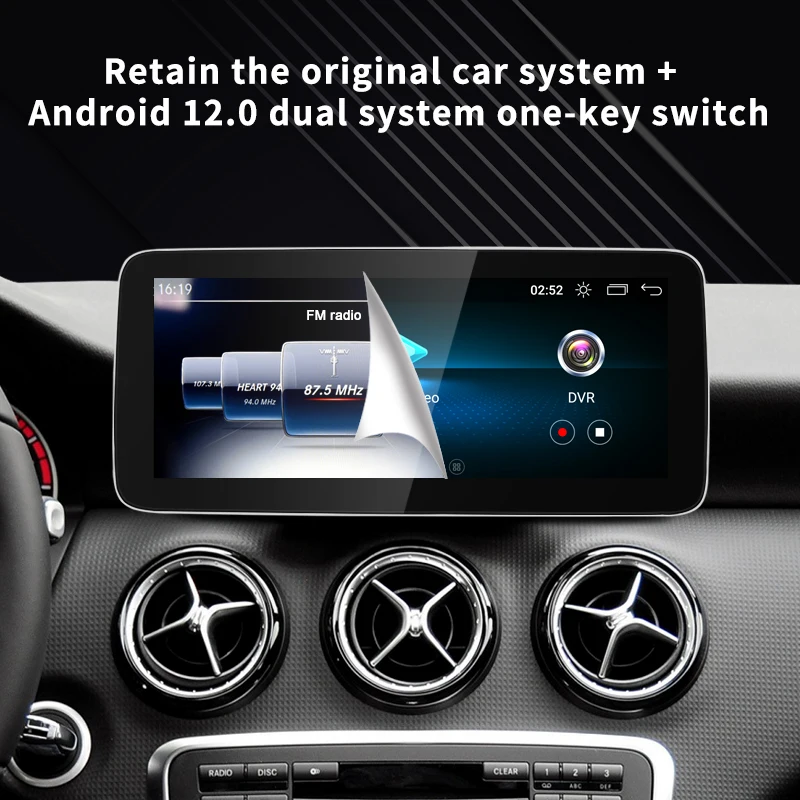 Android Auto Video Car Central Multimedia Player Screen Carplay For Mercedes Benz A Class W176 A200 A180 A220 A250 Wifi GPS Navi