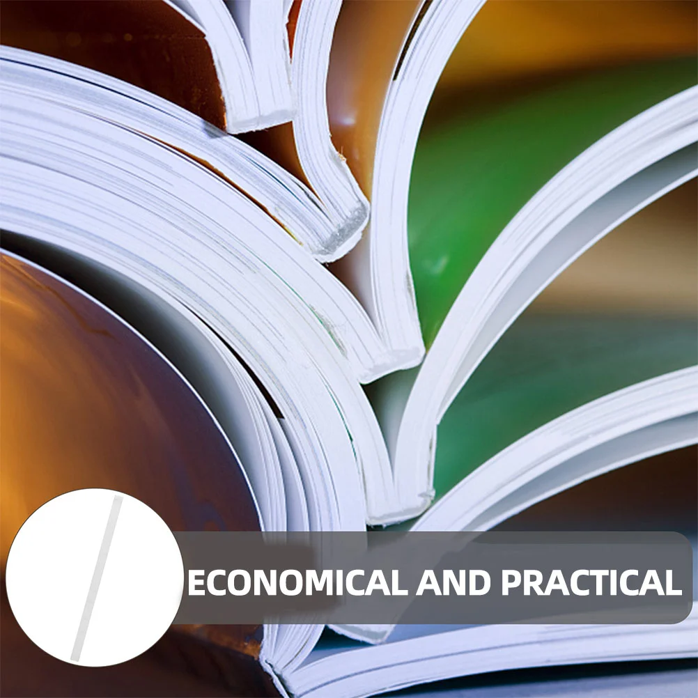 10 Pcs Hot Melt Adhesive Strip Binding Tape Glue Book Spine Strips Multi-use Books Sticks for Crafts Office Supply Repair