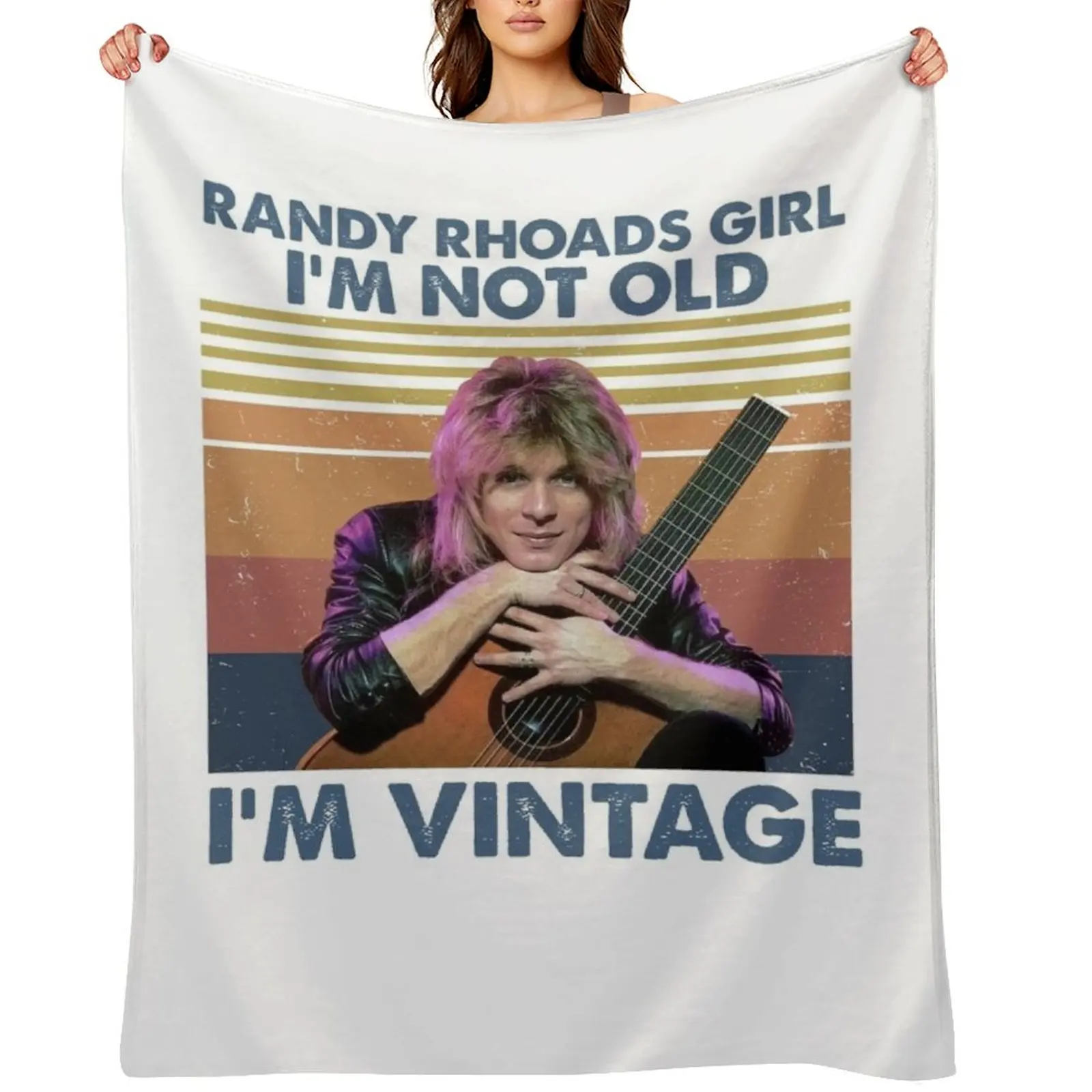 

Randy Rhoads im not old. Throw Blanket Beautifuls Thins Flannel sofa bed Blankets