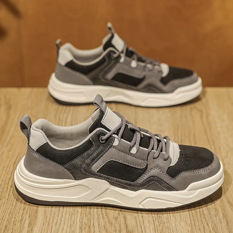 

2025 Spring New Rubber-Plastic Sole Casual Board Sneakers for Outdoor Sports - Comfortable, Soft, Slip-Resistant, Durable, and T