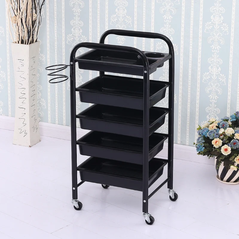 Metal Storage Cosmetic Trolley Hospital Lashes Food Clear Trolley Cart Tattoo Makeup Carrito Salon De Belleza Furniture ZT50ST