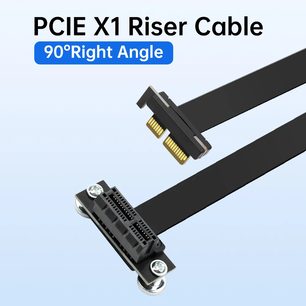 PCIE3.0X1RiserCable90°RightAnglePCIExpressX1ExtensionCordforPCIeWiFiAdapterEthernetCardSlot-AliExpress