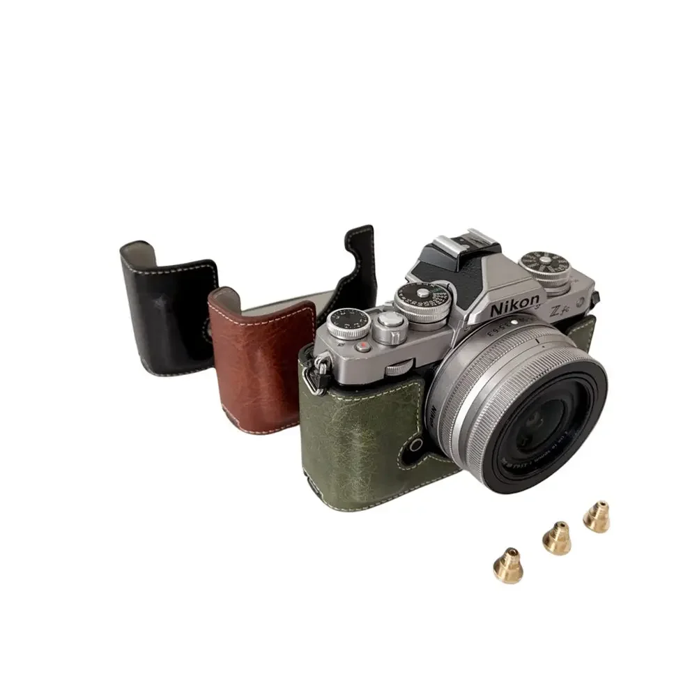 

Половина камеры из искусственной кожи для Nikon Zfc ZFC, нижняя защитная крышка с отверстием для аккумулятора