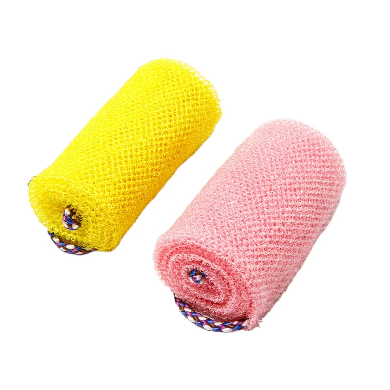 African Bath Sponge 65/77cm African Net Fourdrinier Bath Sponge Exfoliating Body Back Shower Scrub for Smoother Skin