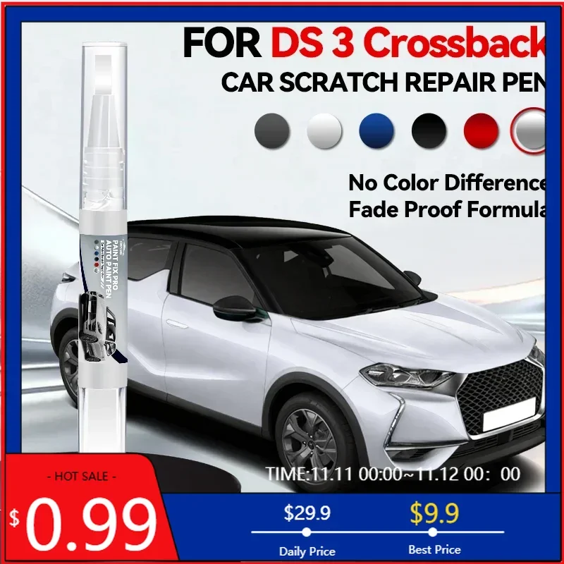 

Vehicle Dedicated Exclusive Paint Repair Pen Touch Up Scratch Remover DIY Auto Accessories For 2018-2024 DS3 Crossback Black Whi