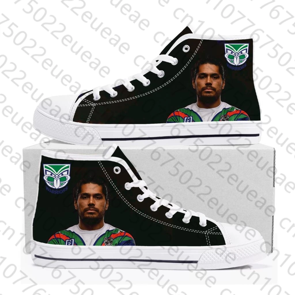 Nuova zelanda Australian Rugby High Top Sneakers uomo donna adolescente tela Sneaker di alta qualità Casual scarpe su misura scarpa fai da te