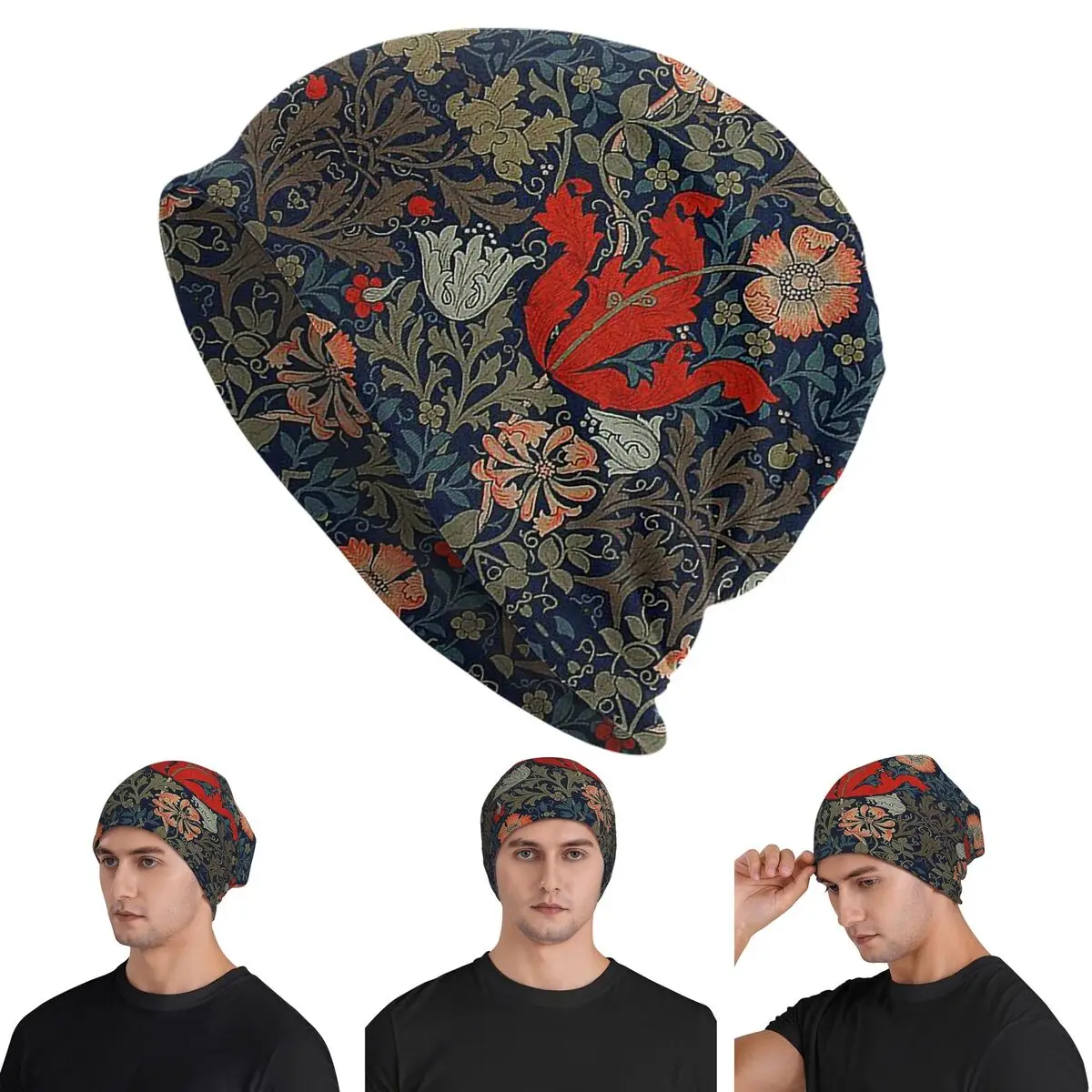 

Уильям Моррис Комптон Skullies шапки шапки теплая осенне-зимняя уличная шапка вязаная шапка для мужчин женщин взрослых