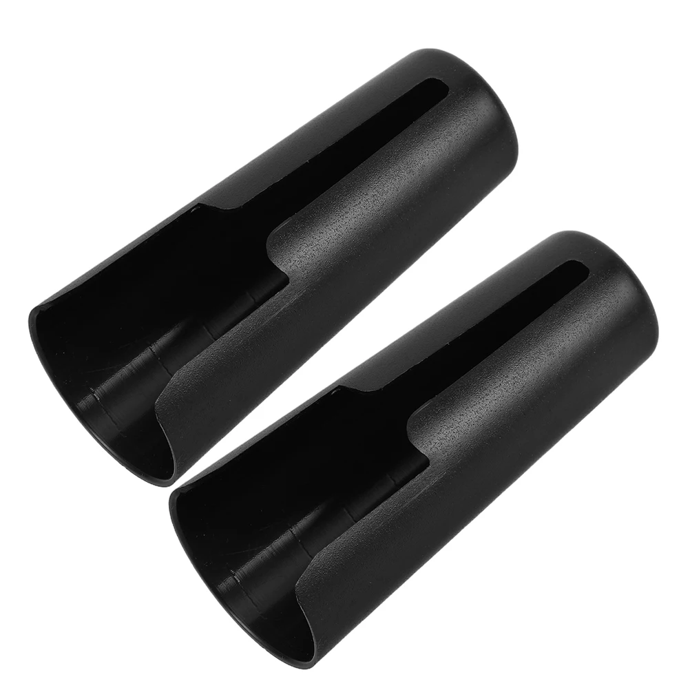 

2 Pcs Saxophone Head Cap Bass Clarinet Mouthpiece Caps Major Cover Flutes Plastic Alto Hat Instrument