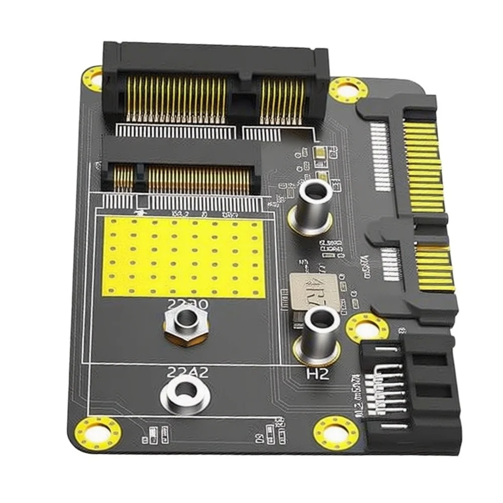 2-in-1 Adapter Card for M.2 B-Key 2230/2242 and mFor For SFor 25x30mm 50x30mm Converting to Two For 3 PortFor S