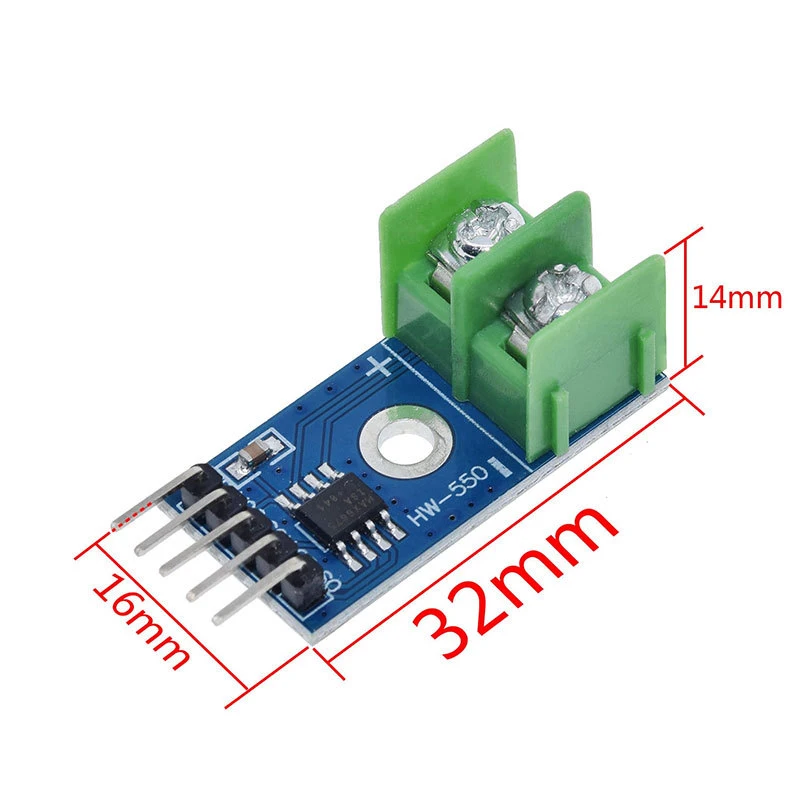 MAX6675 K-type Thermocouple Module Temperature Sensor Module Serial Thermocouple Analog To Digital Converter 1/2~20/50Pcs
