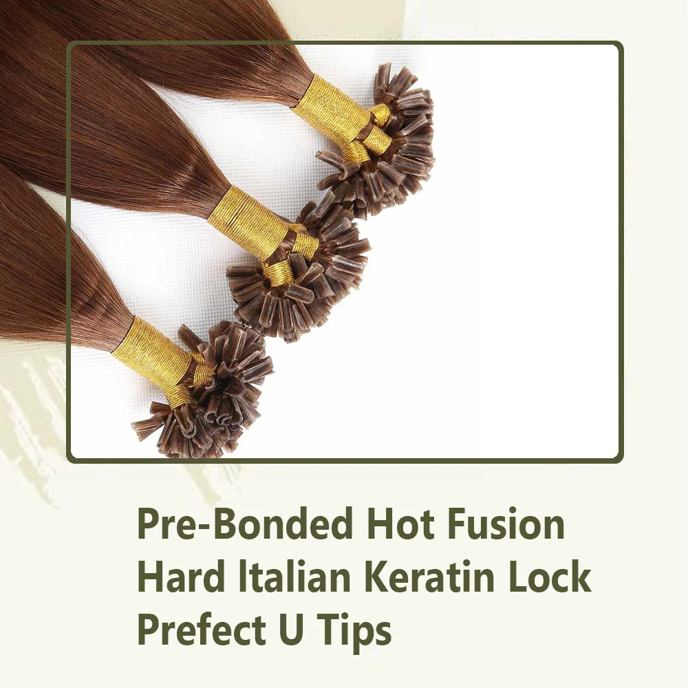 U Tip Hair Extensions Human Hair 22