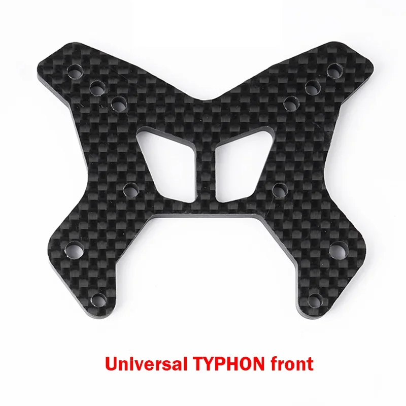 Torre de choque dianteira e traseira de fibra de carbono TYPHON para carro 1/8 ARRMA TYPHON 6S V5 TLR BUGGY