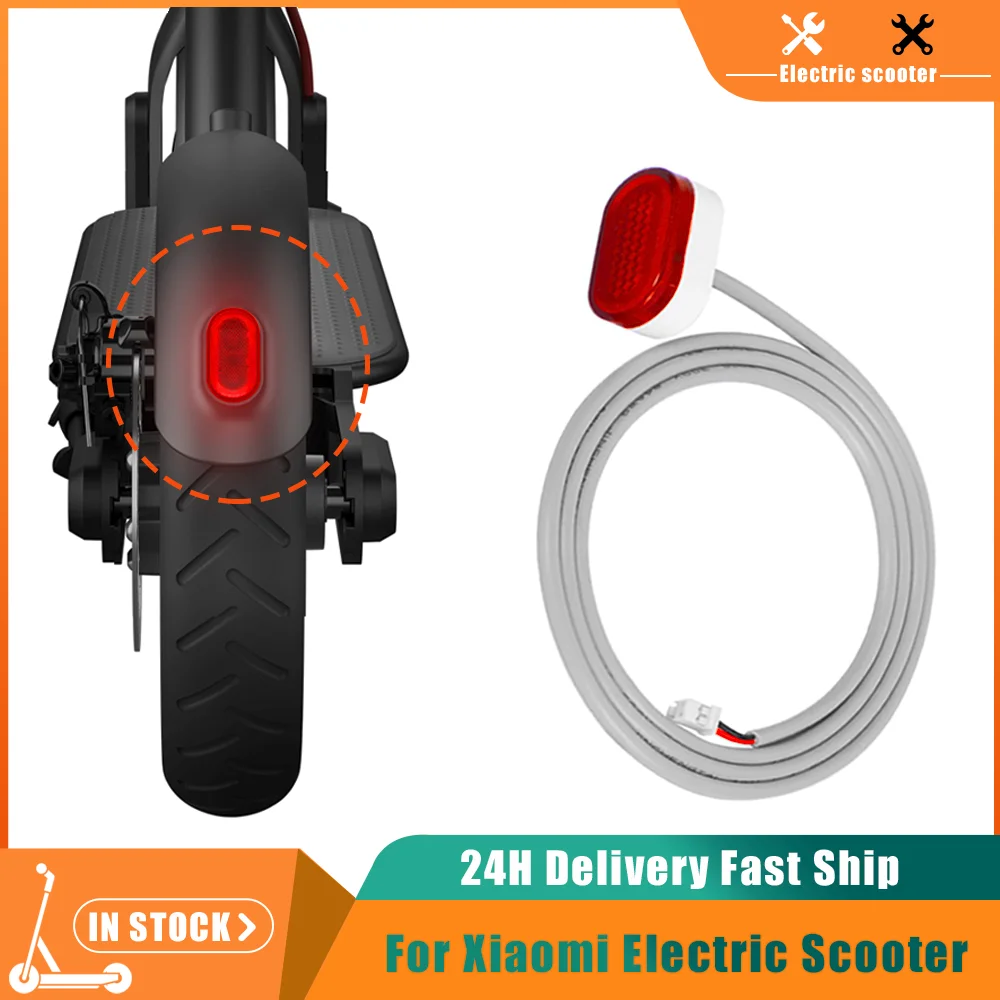 Waterproof Brake Light For Xiaomi Electric Scooter Tail Lights Bird Lamp LED Safety Warning Stoplight Replacement Accessories