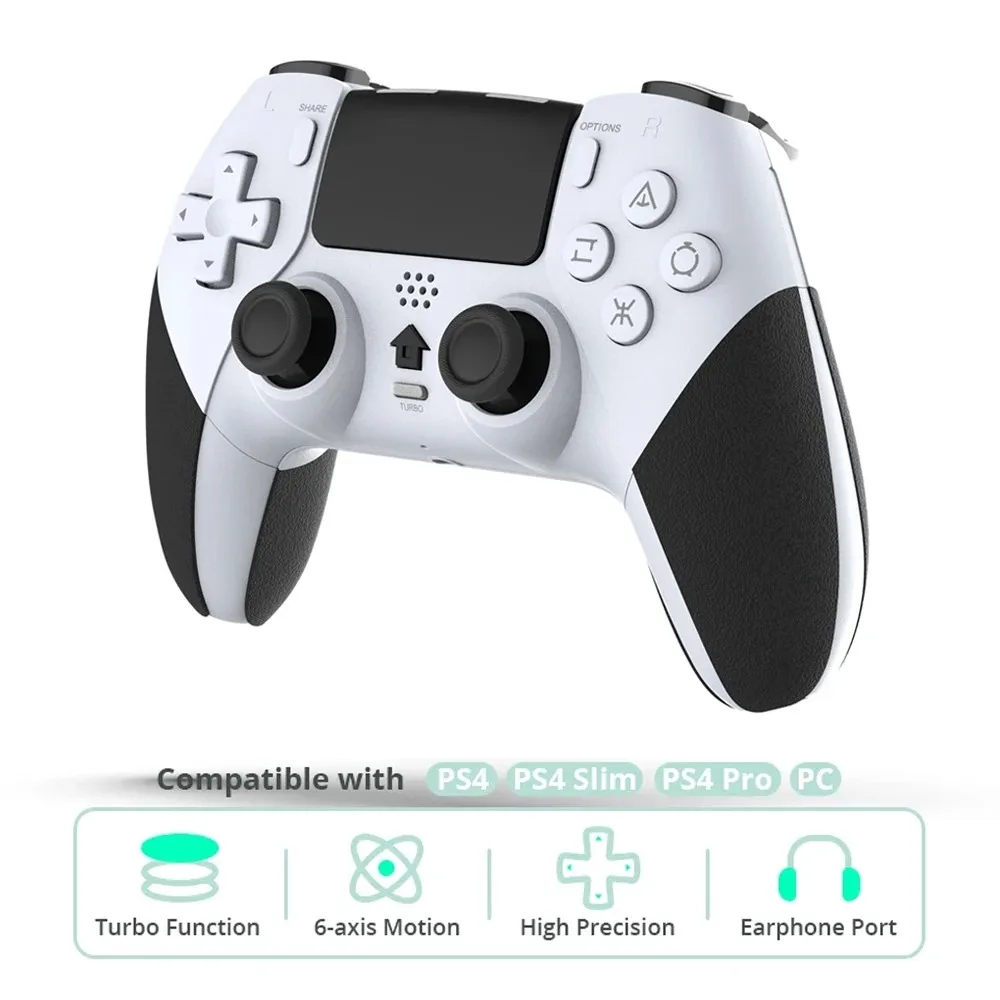 

Gaming Gamepad Wireless Controller T29 Grip PS4/Slim/Pro Console Wireless Bluetooth Gamepad Somatosensory Plus 6-Axis Vibration