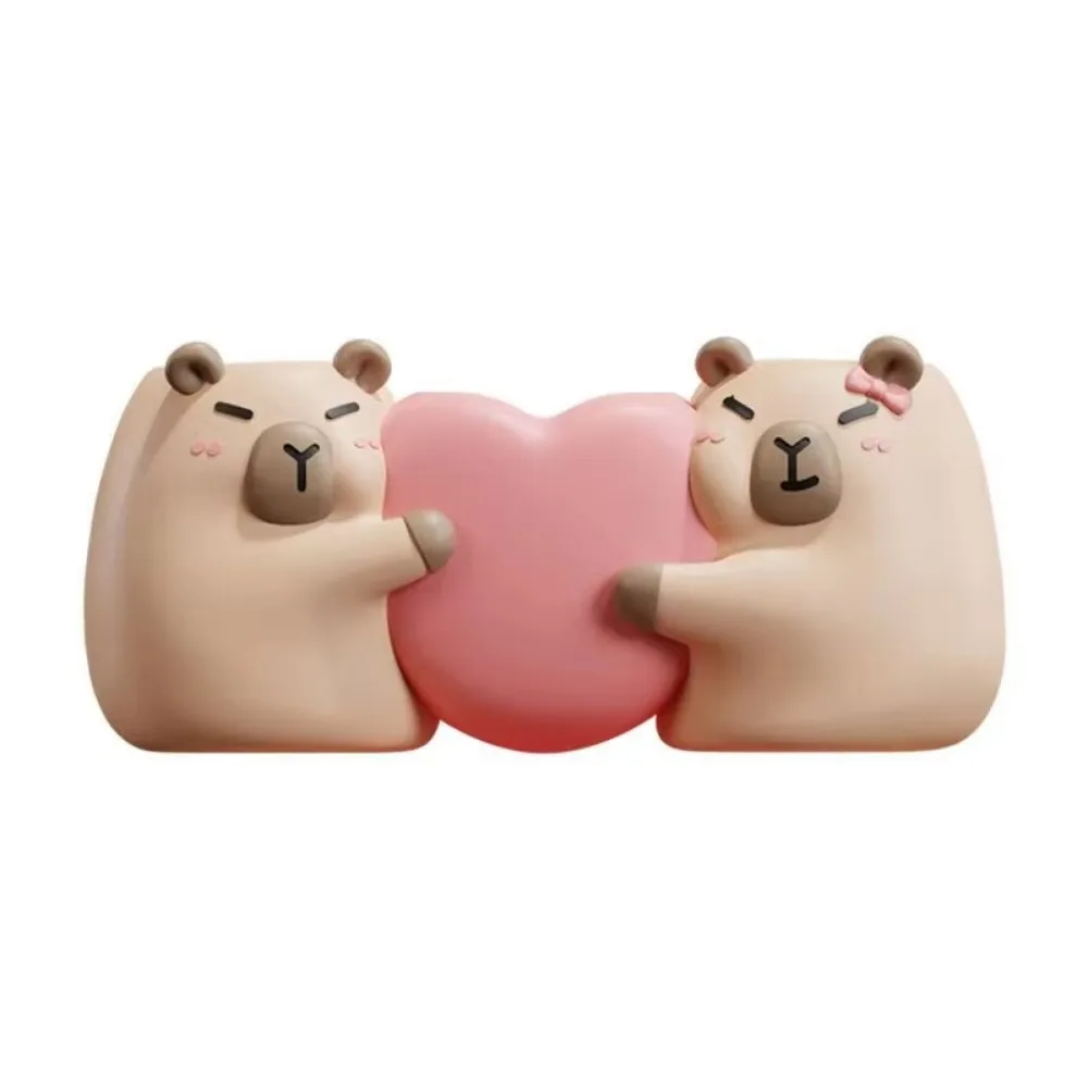

Multi-functional Capybara Toothbrush Holder Hanging/Free Standing Stable Toothpaste Storage Shelf Removable Space Saving